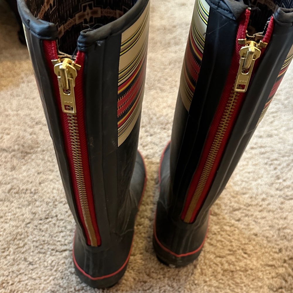 Pendleton Multicolor Striped Boots - image 4